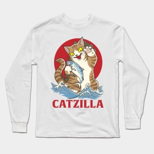 Catzilla! Long Sleeve T-Shirt